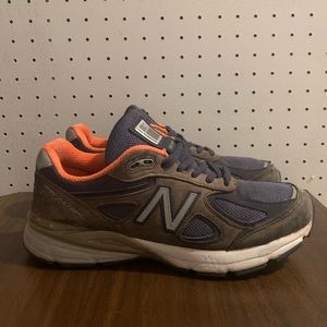 NEW BALANCE 990V4 WOMEN'S NAVY ORANGE